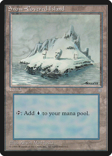 MTG: Ice Age 371: Snow Covered Island 