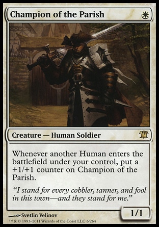 MTG: Innistrad 006: Champion of the Parish 