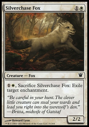 MTG: Innistrad 031: Silverchase Fox (FOIL) 