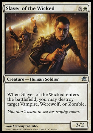 MTG: Innistrad 032: Slayer of the Wicked (FOIL) 