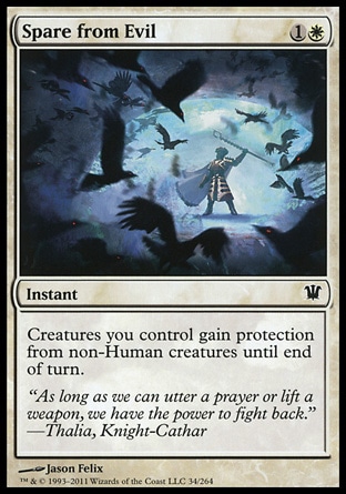 MTG: Innistrad 034: Spare from Evil (FOIL) 