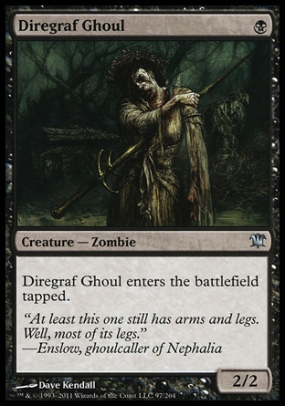 MTG: Innistrad 097: Diregraf Ghoul 