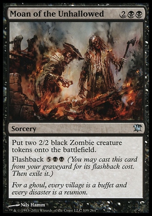 MTG: Innistrad 109: Moan of the Unhallowed 