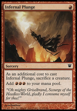 MTG: Innistrad 148: Infernal Plunge 