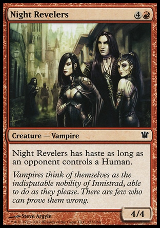MTG: Innistrad 153: Night Revelers (FOIL) 