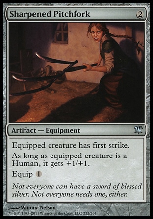 MTG: Innistrad 232: Sharpened Pitchfork 