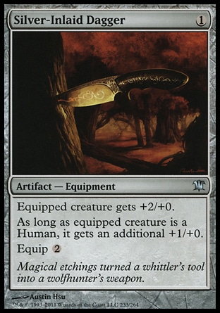 MTG: Innistrad 233: Silver-Inlaid Dagger 