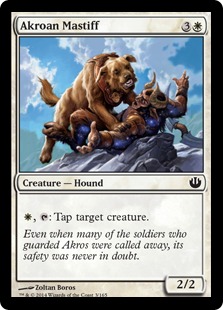MTG: Journey Into Nyx 003: Akroan Mastiff 