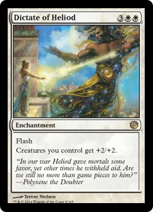 MTG: Journey Into Nyx 008: Dictate of Heliod 