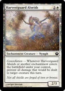 Magic: Journey Into Nyx 013: Harvestguard Alseids (FOIL) 