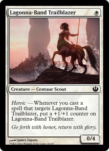 MTG: Journey Into Nyx 014: Lagonna-Band Trailblazer 