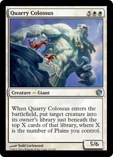 MTG: Journey Into Nyx 022: Quarry Colossus 