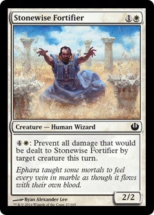 MTG: Journey Into Nyx 027: Stonewise Fortifier 