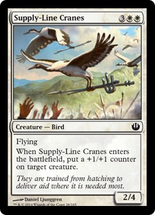 MTG: Journey Into Nyx 028: Supply-Line Cranes 