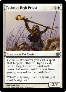 MTG: Journey Into Nyx 029: Tethmos High Priest 