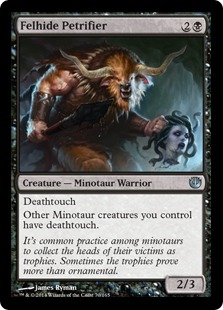 MTG: Journey Into Nyx 070: Felhide Petrifier 