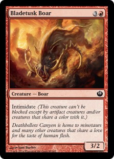MTG: Journey Into Nyx 090: Bladetusk Boar 