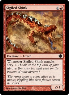 MTG: Journey Into Nyx 111: Sigiled Skink 