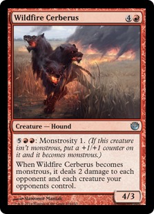 MTG: Journey Into Nyx 116: Wildfire Cerberus 