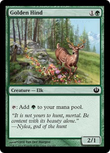 MTG: Journey Into Nyx 124: Golden Hind 