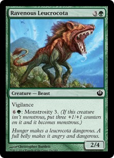 MTG: Journey Into Nyx 136: Ravenous Leucrocota 