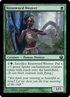 MTG: Journey Into Nyx 137: Renowned Weaver 