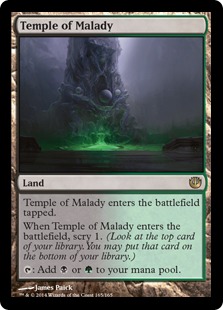 Magic: Journey Into Nyx 165: Temple of Malady [FOIL] 