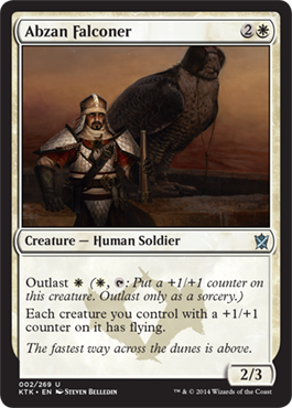 MTG: Khans of Tarkir 002: Abzan Falconer 