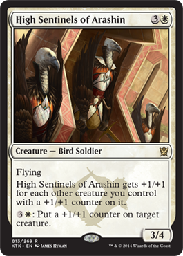 Magic Khans of Tarkir 013: High Sentinels of Arashin - Foil 