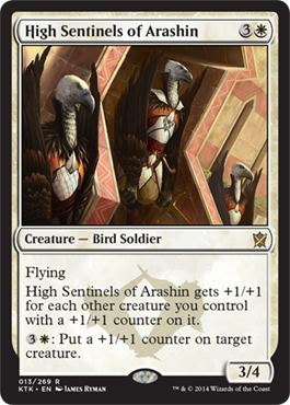 MTG: Khans of Tarkir 013: High Sentinels of Arashin 