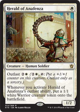MTG: Khans of Tarkir 012: Herald of Anafenza 