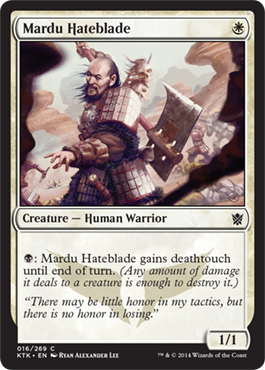 MTG: Khans of Tarkir 016: Mardu Hateblade 