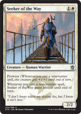 MTG: Khans of Tarkir 022: Seeker of the Way 