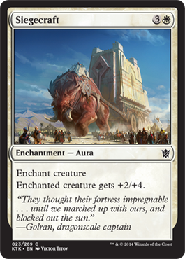 MTG: Khans of Tarkir 023: Siegecraft 