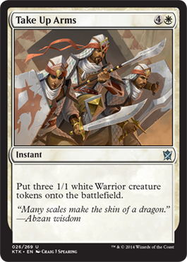 MTG: Khans of Tarkir 026: Take Up Arms 