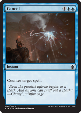 MTG: Khans of Tarkir 033: Cancel 