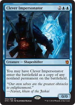 MTG: Khans of Tarkir 034: Clever Impersonator 