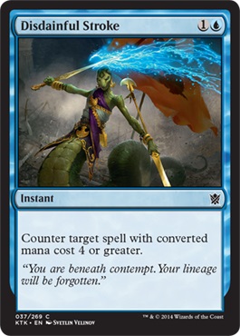 MTG: Khans of Tarkir 037: Disdainful Stroke 