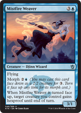MTG: Khans of Tarkir 046: Mistfire Weaver 
