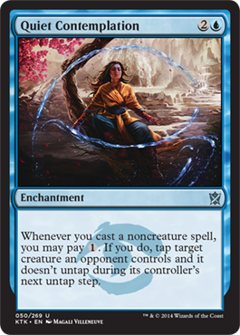 MTG: Khans of Tarkir 050: Quiet Contemplation 