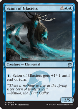 MTG: Khans of Tarkir 053: Scion of Glaciers 