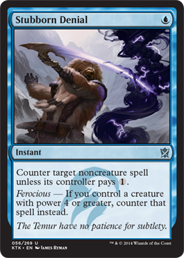 MTG: Khans of Tarkir 056: Stubborn Denial 