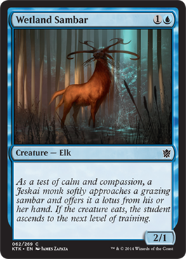 MTG: Khans of Tarkir 062: Wetland Sambar 