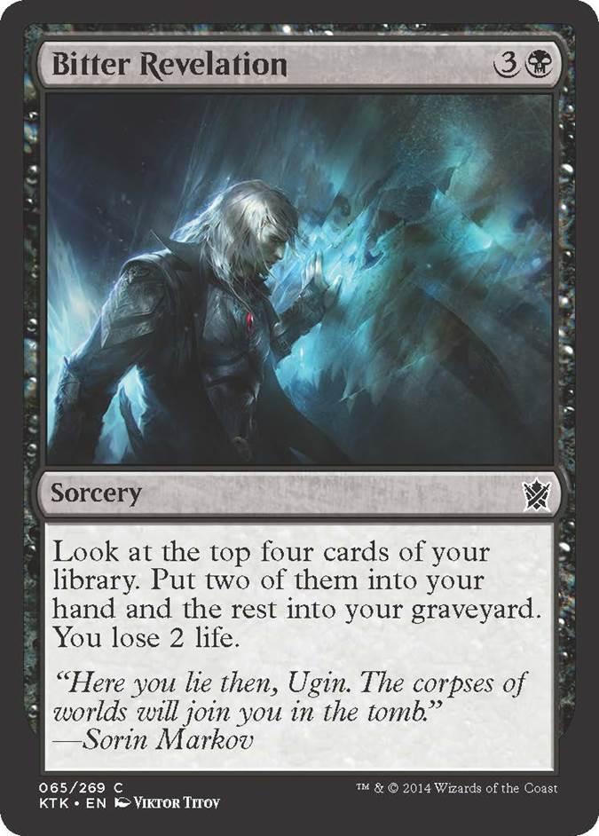 MTG: Khans of Tarkir 065: Bitter Revelation 