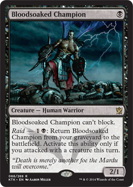 MTG: Khans of Tarkir 066: Bloodsoaked Champion 