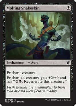 MTG: Khans of Tarkir 080: Molting Snakeskin 