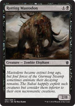 MTG: Khans of Tarkir 087: Rotting Mastodon 