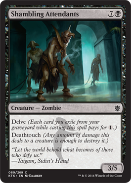 MTG: Khans of Tarkir 089: Shambling Attendants 