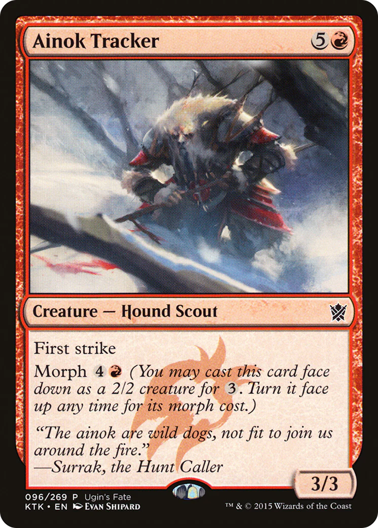 MTG: Khans of Tarkir 096: Ainok Tracker (PROMO) 
