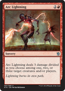 Magic Khans of Tarkir 097: Arc Lightning 